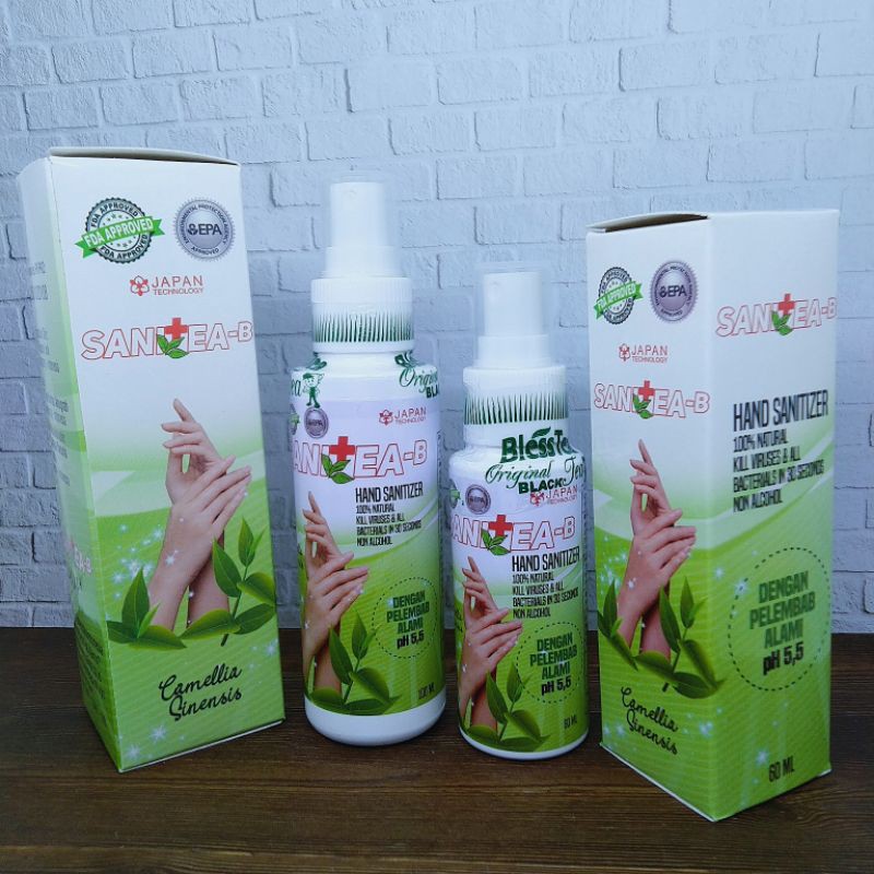 Hand Sanitizer Food Grade Non Alcohol SANITEA-B Blesstea HOCl