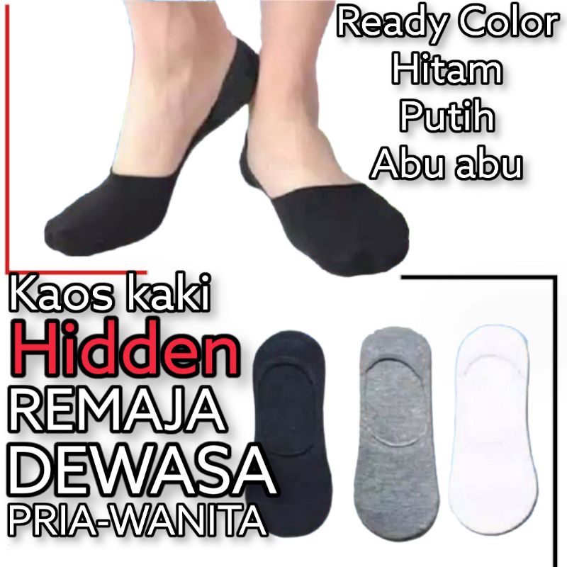 Kaos kaki/kaos kaki hidden/kqos kaki pendek/KAOS KAKI HIDDEN BALET