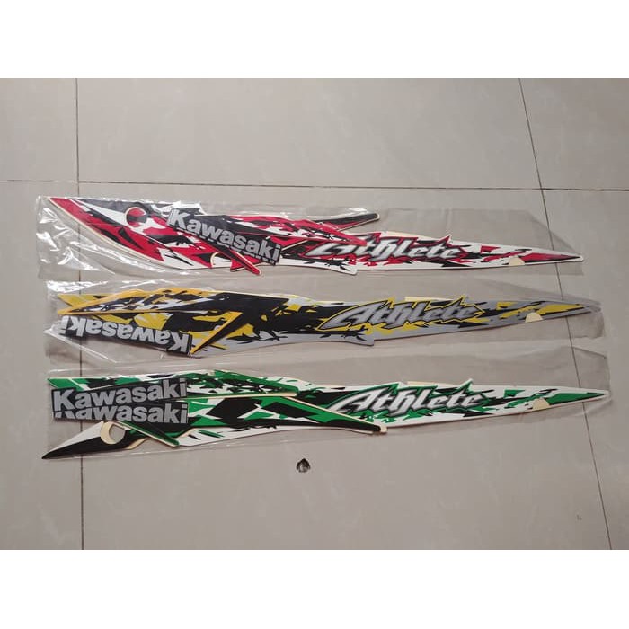 Striker Motor Bodi / Stiker Bodi & Lis Body & Striping Kawasaki Athlete