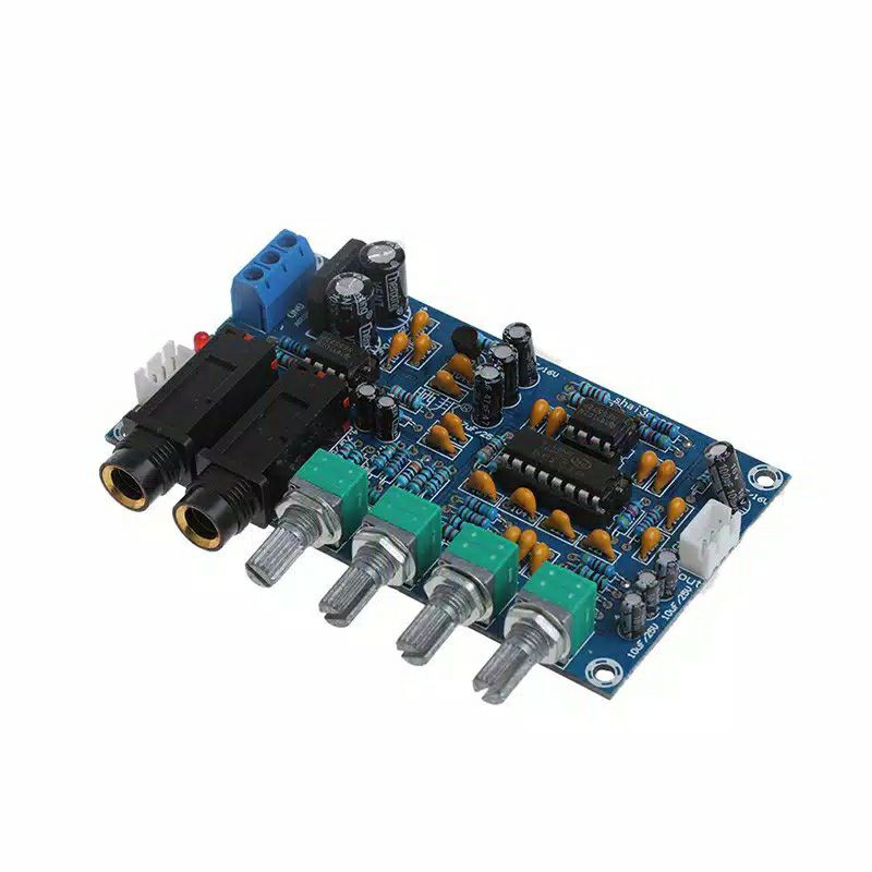 Dual Power Microphone Amplifier Board Sound AMP Module Digital Reverb Plate