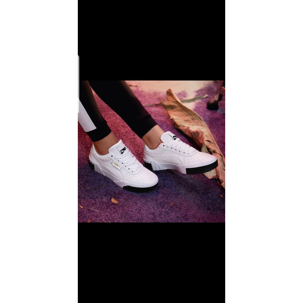 TERBARU SEPATU SNEAKER WANITA PUMA CLIBOLD PUTIH HITAM