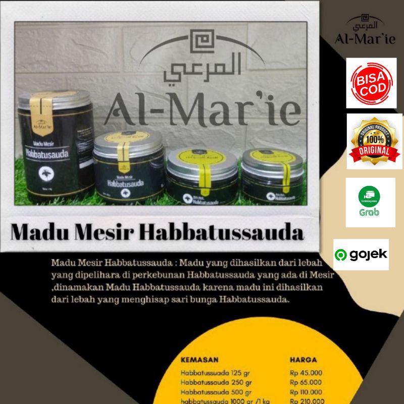 

Madu Habbatusauda Mesir Al Mumtaz 500Gram