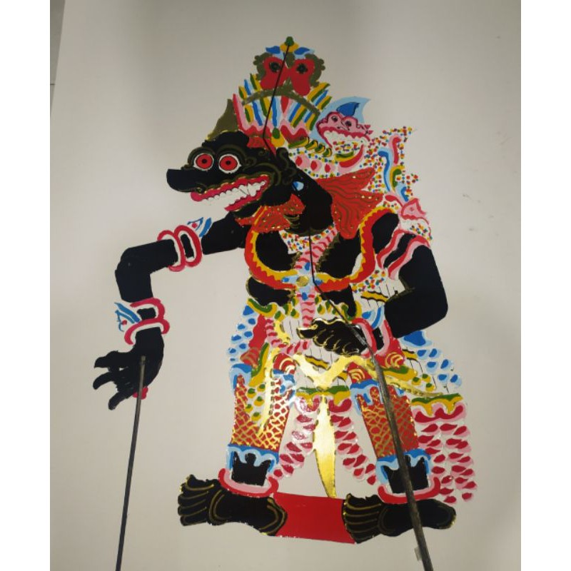wayang kulit kertas Buto raton hitam 75 cm Buto Amral