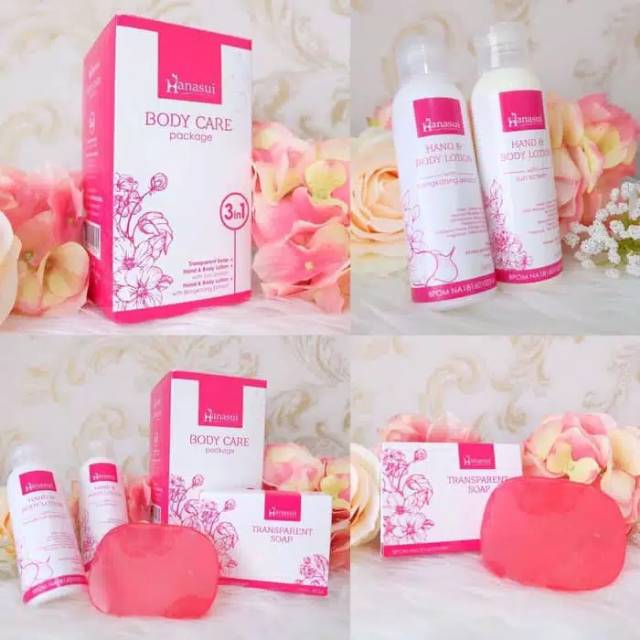 HANASUI Body Care 3 in 1 Whitening