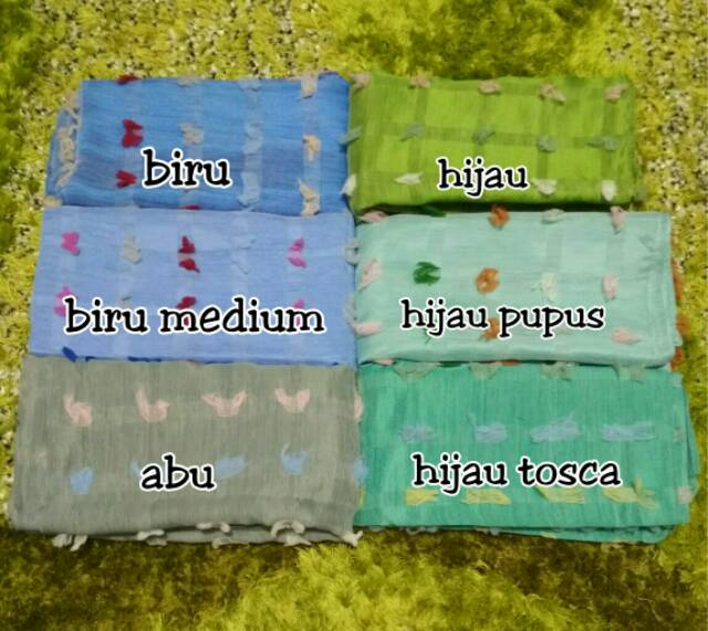 segiempat linen ruby rainbow / square rubby R.19