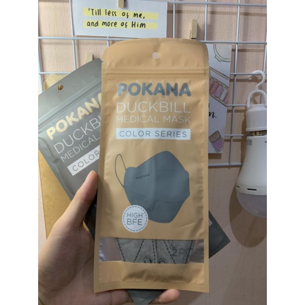 Sachet isi 2 - Pokana Duckbill KF94 4ply Masker Medis 100% ORI