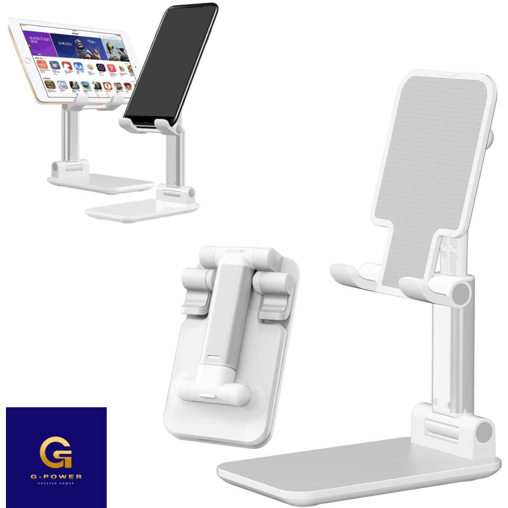 G-Power Phone Holder Stand HP Handphone/Folding Dekstop/Stand HP Tablet Live Kuat Kokoh Adjustable Universal