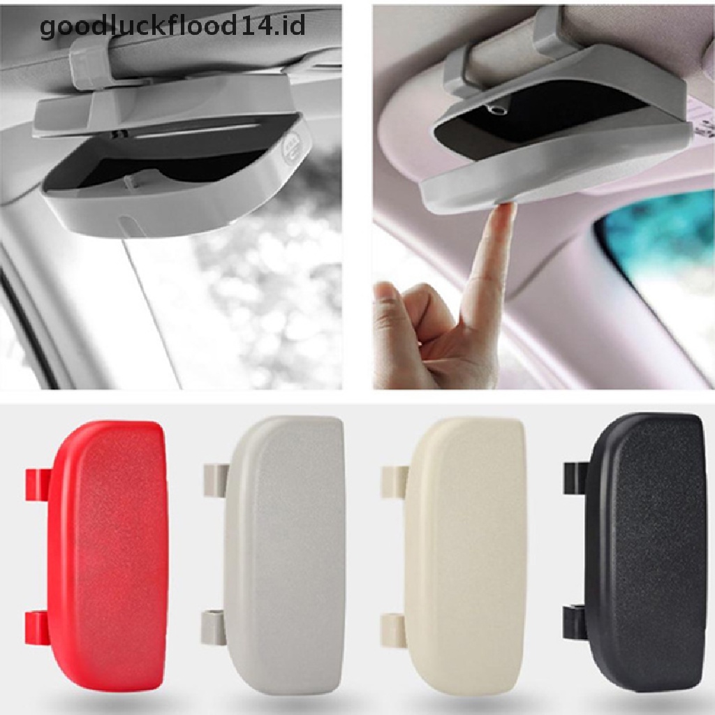 [OOID] Glasses Holder Magnetic Car Sun Visor Glasses Case Organizer Storage Box  ID