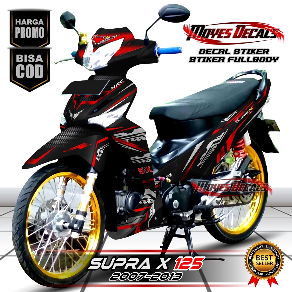 Decal Supra X 125 Karbu // Decal Honda Supra X 125 FI // Decal Motor Supra X 125 CW