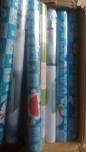 Wallpaper Dinding Motif Salur Lengkap Ukuran 45 Cm X 10 M