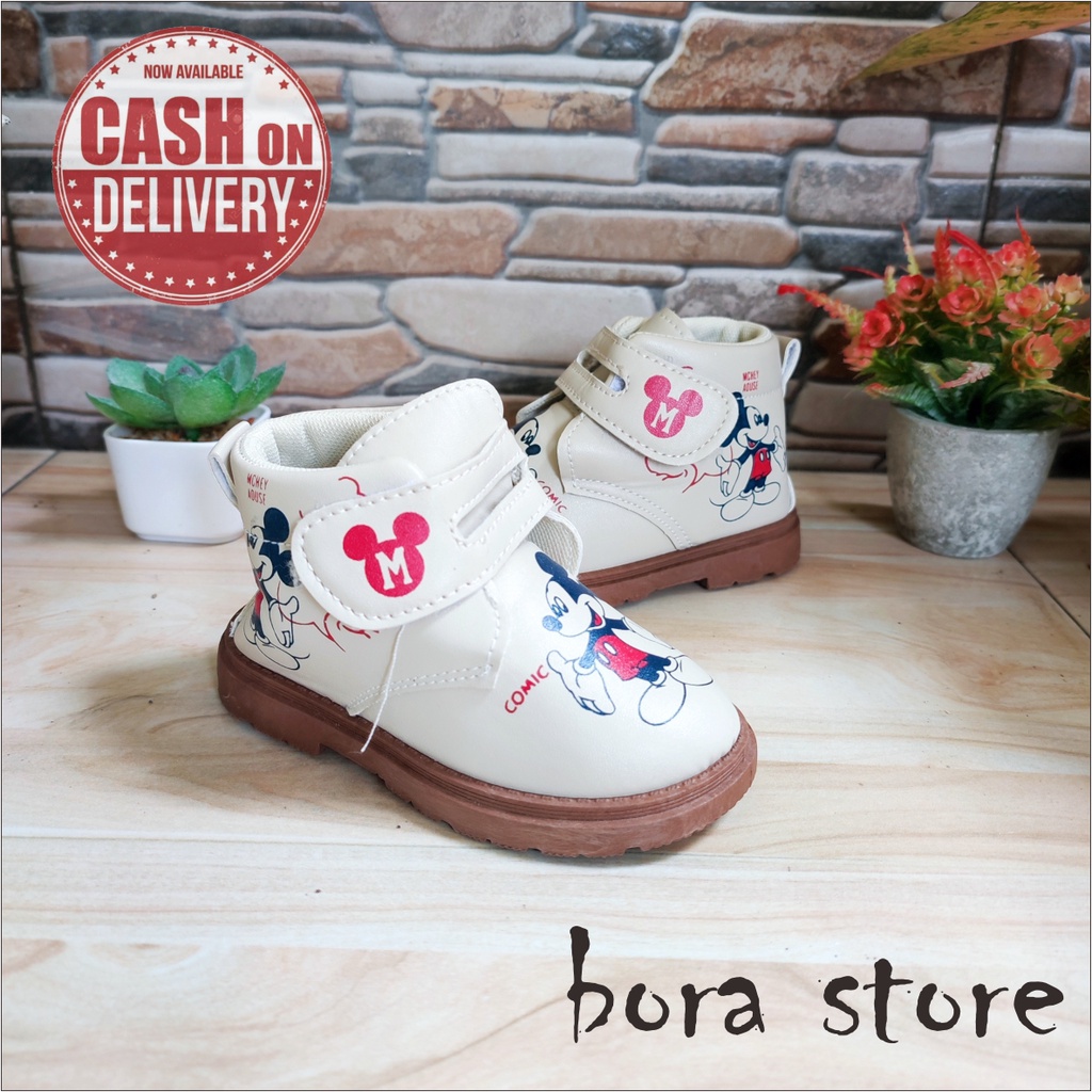 Sepatu Anak Dokmar Caramel Sepatu Baby MOTIF MIKI