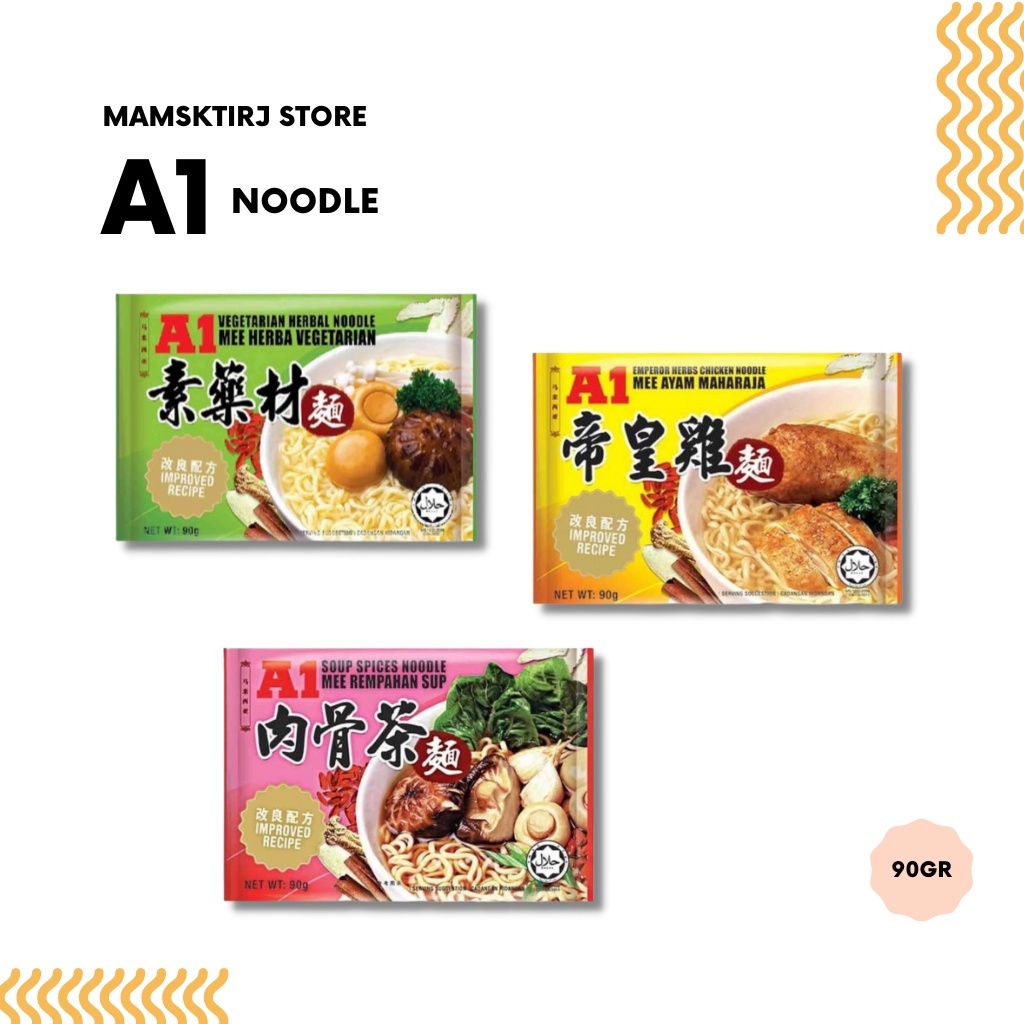 

A1 MIE INSTANT NOODLE 90 GR
