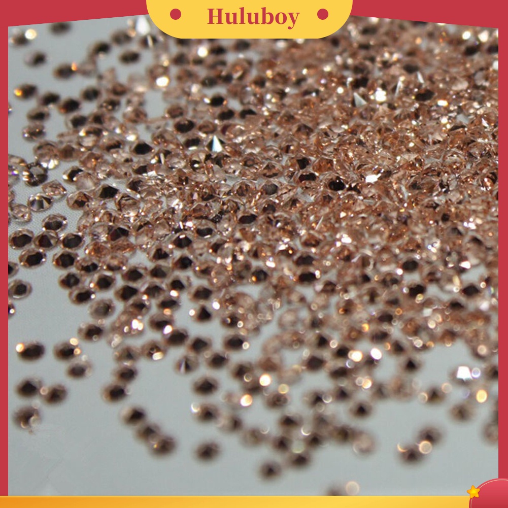 Huluboy Huluboy♡ 1000pcs Pasir Berlian Imitasi Mini 1.2mm Untuk Dekorasi Nail Art DIY