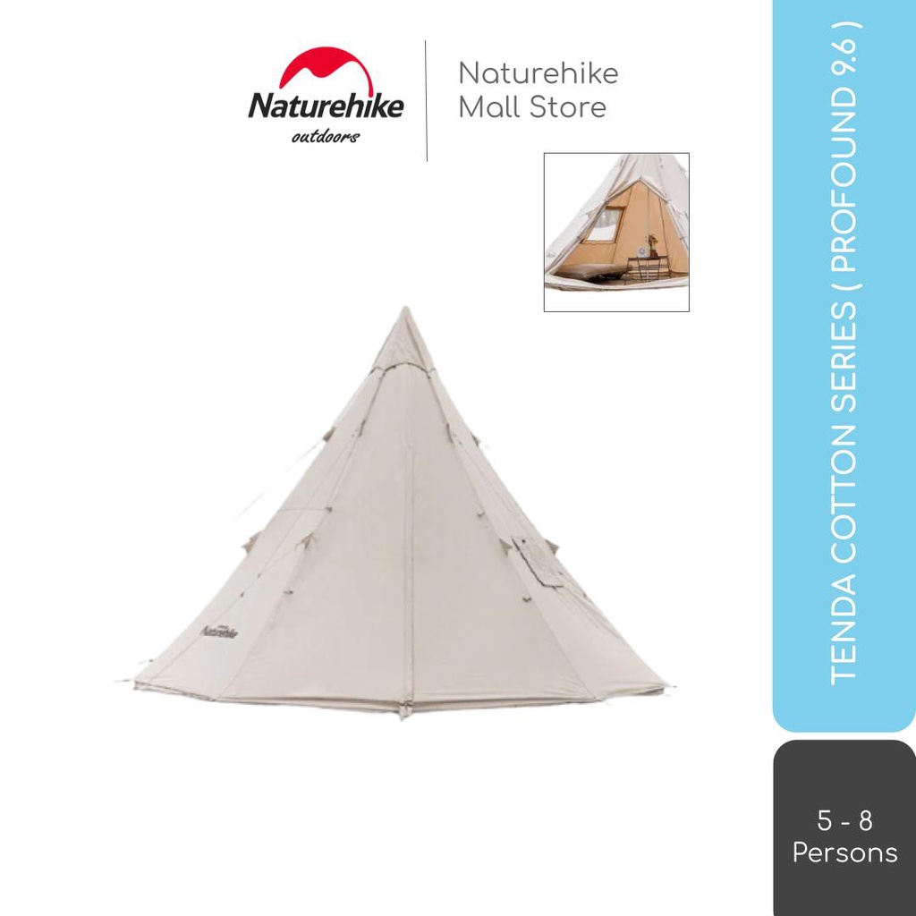 TENDA COTTON SERIES NATUREHIKE NH20ZP002 SAFARI GLAMPING CAMPING