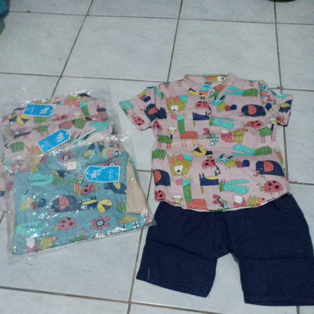 Set kemeja zoo