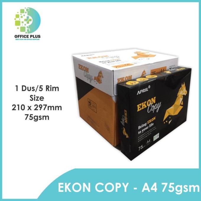 

GOJEK TERMURAH COPY PAPER EKON HVS A4 75 GSM GROSIR 1 BOX 1 DUS PRINT KERTAS HVS