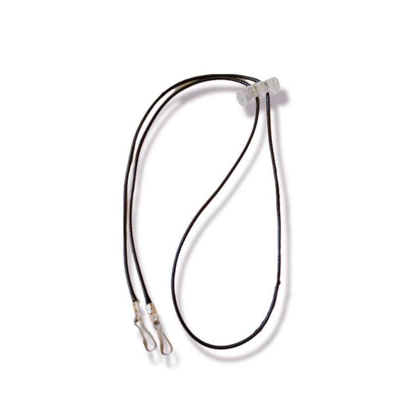 Strap Masker /Kalung Masker Hitam Polos /Strap Masker Untuk Cewek Cowok