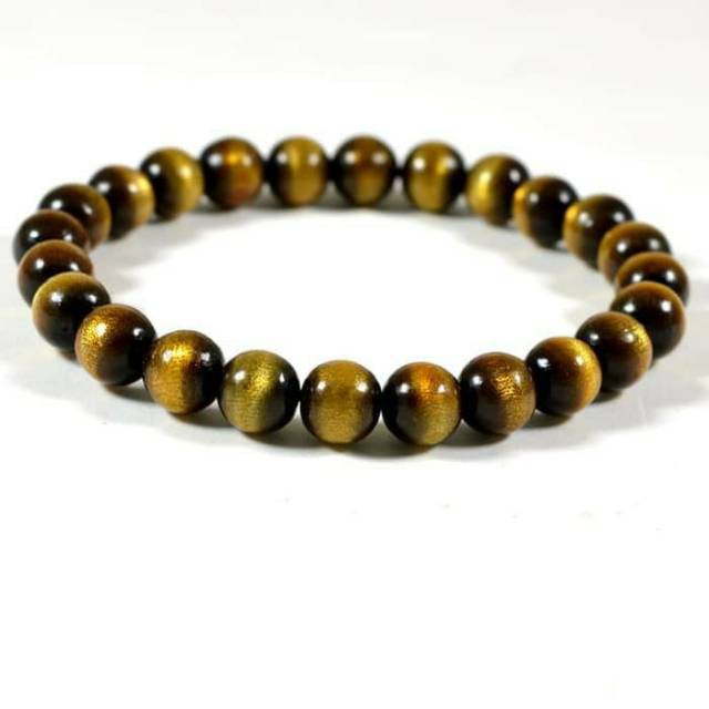 gelang butir tali arus serat emas