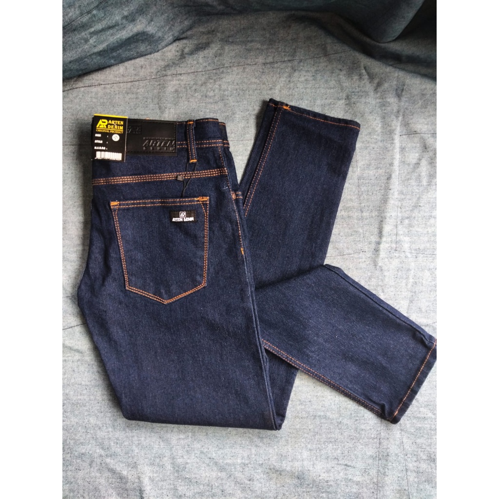 Celana panjang jeans hitam pria / celana jeans hitam pensil / celana jeans cowok - Skinny/Pensil/Slim fit - Ar Jeans