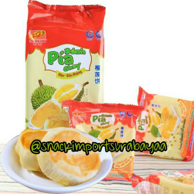 

TAN HUE VIEN Pia Durian Vietnam 400GRAM Polos