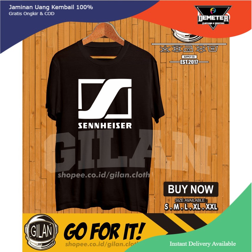 Kaos Distro Sennheiser Audio System Amplifier Mobil Musik - DEMETER CLOTH