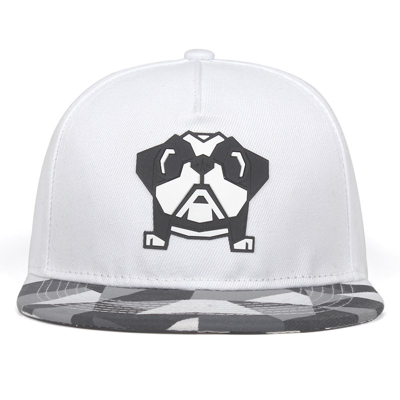 Topi Baseball Motif Anjing Gaya Hip Hop Untuk Pria Dan Wanita