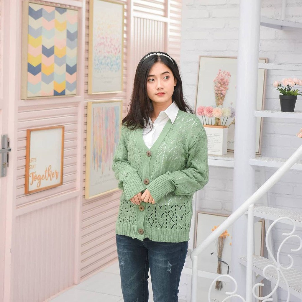 Nara Grosir - Una Outer l Sweater Polos l Sweater Pria dan Wanita