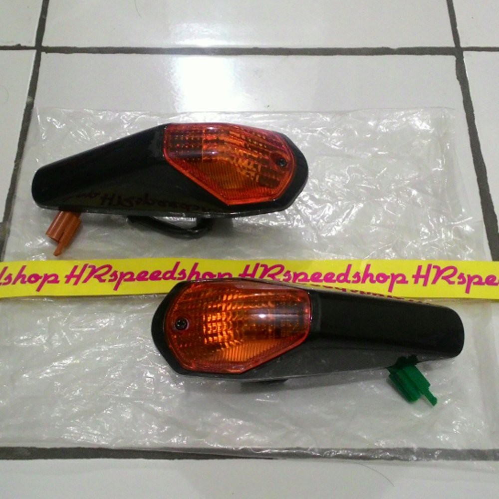 Lampu sein ritting depan Rzr Bagus