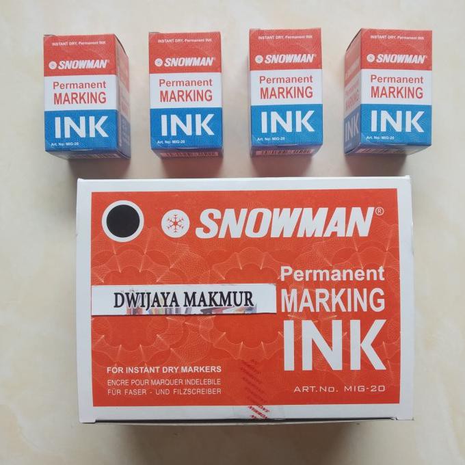 

Snowman Refill Ink Permanent Marker - Merah Dwija522