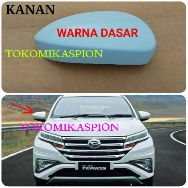 original - tutup spion allnew terios - cover spion terios 2019 up - cover spion allnew terios- kanan