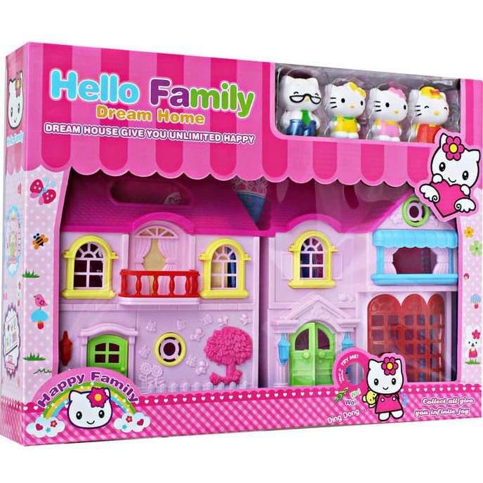 Hello Kitty Dream Home 1316 - Mainan Rumah-Rumahan Hello Kitty Pink OBRAL