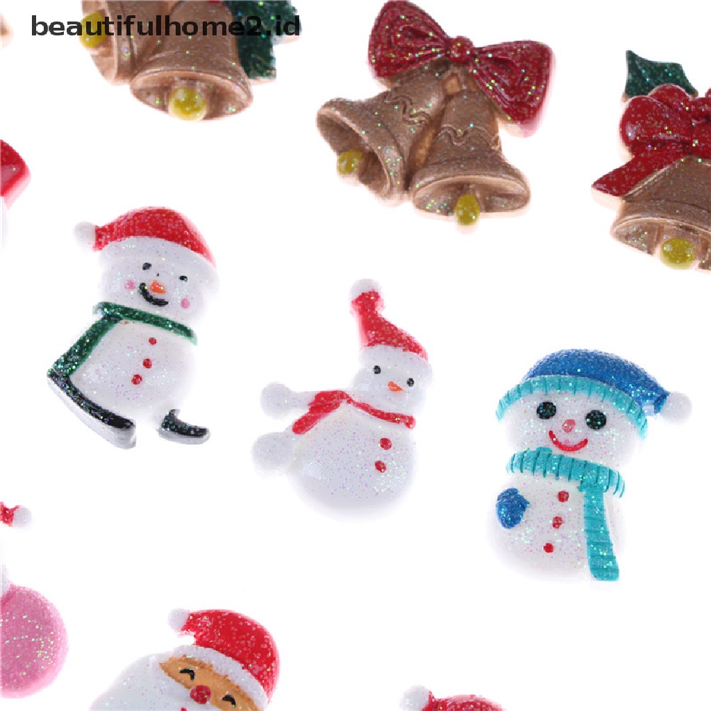 (Beautifulhome2) Buku Literatur Bahasa MandarinId 10pcs / Set Miniatur Pohon Natal / Snowman Untuk Dekorasi Rumah Boneka Diy