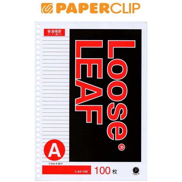 

Binder | Loose Leaf A4 Toyo L-100 Garis Kualitas Terbaik