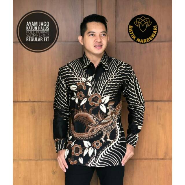 Ayam jago sogan .kemeja batik modern