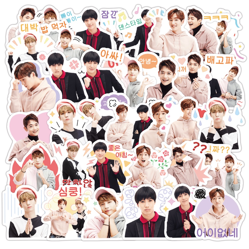Korea Selatan Pria kelompok SHINee tangan Buku stiker Lee Taemin Idol stiker kecil phone case Cangki