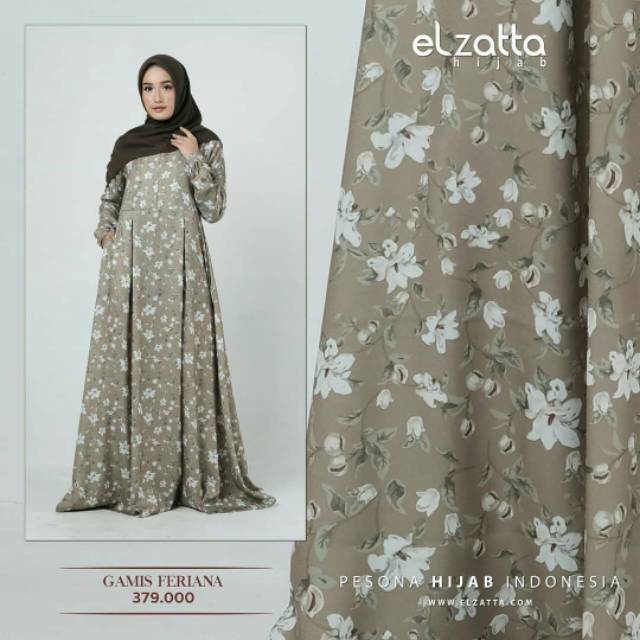 ELZATTA GAMIS FERIANA / GAMIS ELZATTA MOTIF / DRESS ELZATTA