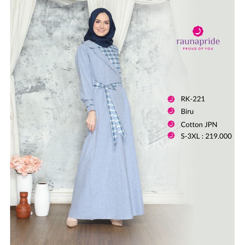 PROMO  Gamis Rauna/Gamis Syari/Gamis Polos/Gamis Katun Jepang/Gamis Jumbo/Gamis Modern