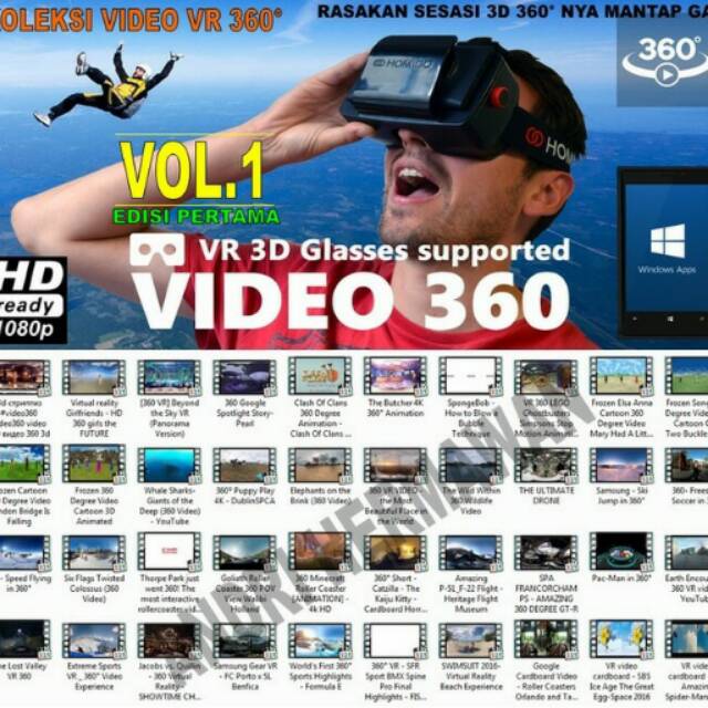 PAKET VIDEO 3D VR/3D SBS/360° AMAZING VIDEO BEST COLLECTION