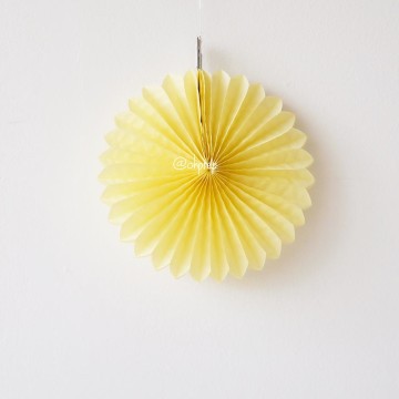 

Paper Fan 15cm - Yellow