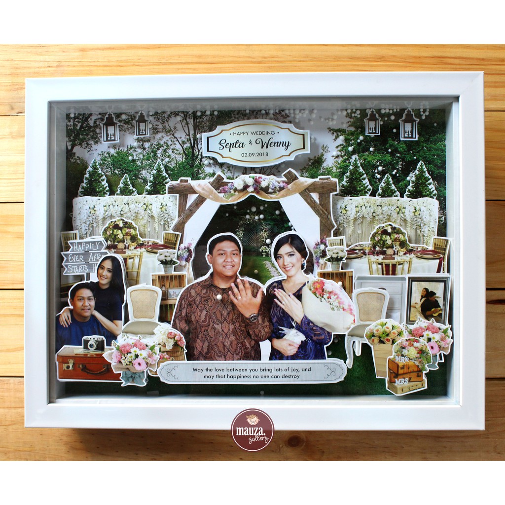 POP UP FRAME WEDDING PIGURA WEDDING FRAME MAHAR PERNIKAHAN