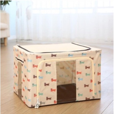 STORAGE BOX BESAR 66L TEMPAT PENYIMPANAN PAKAIAN MAINAN BEDCOVER TEBAL SERBAGUNA