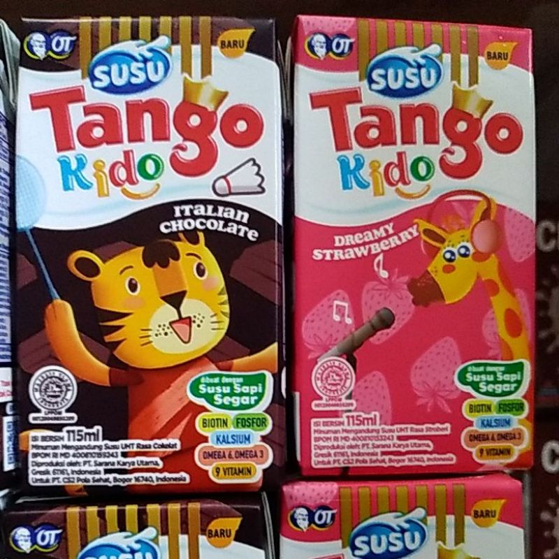 Pilihan Susu Kotak Tango Kido 115ml