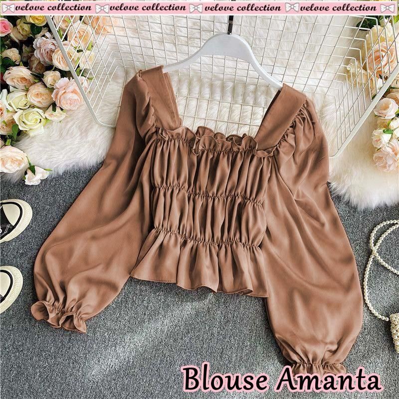 BISA COD BLOUSE AMANTA LD 100CM PJG57