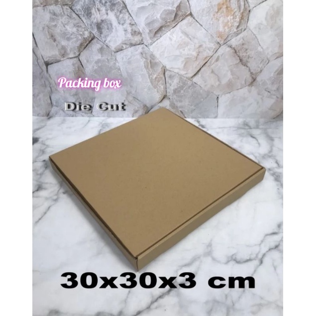 

kardus uk,30x30x3 cm box/karton die cut untuk packing dll