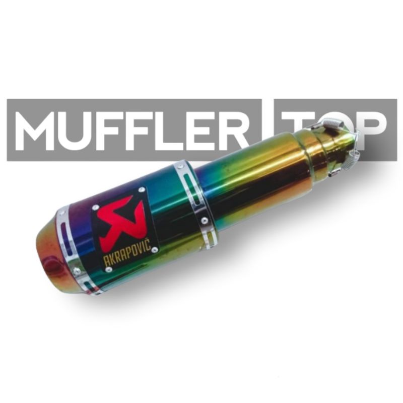 Silincer Knalpot Akrapovic Gp Rainbow