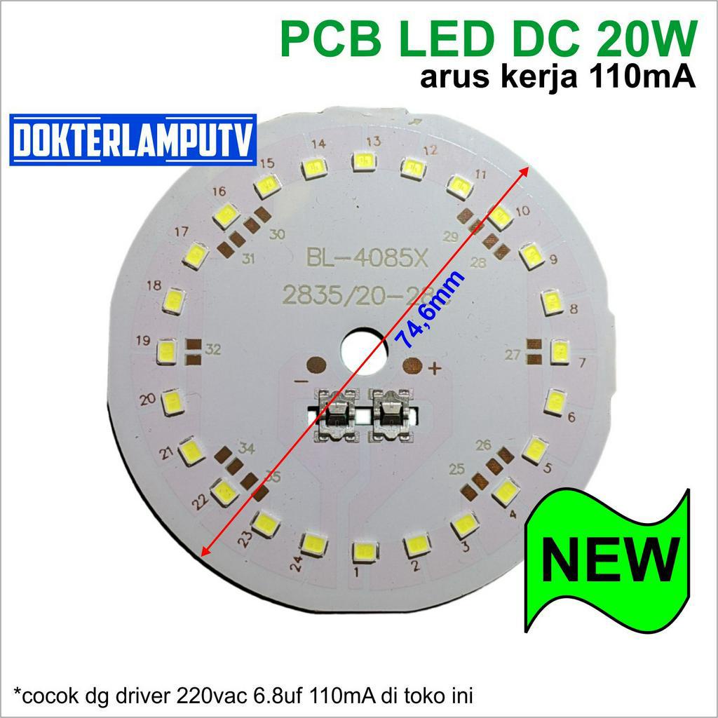 LED DC 20W 110MA UNTUK SERVIS LED AC DIY PROYEKTOR DLL