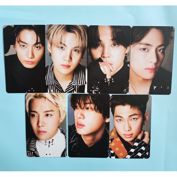 7pcs / set Kartu Lomo Foto BTS D 'Festa SUGA JiMin V RM Jin J-Hope Jung Kook