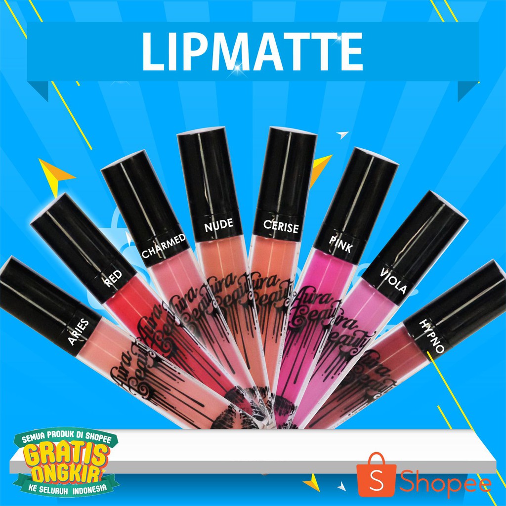 'PROMO DISKON LIPSTIK MATTE TERLARIS NO.1 SHOPEE 