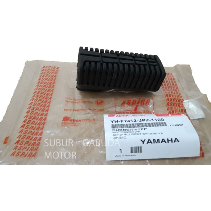 Karet Footstep Pijakan Kaki Depan - Jupiter Z MX Vega R New ZR Asli Aspira YH-F7413-JPZ-1100