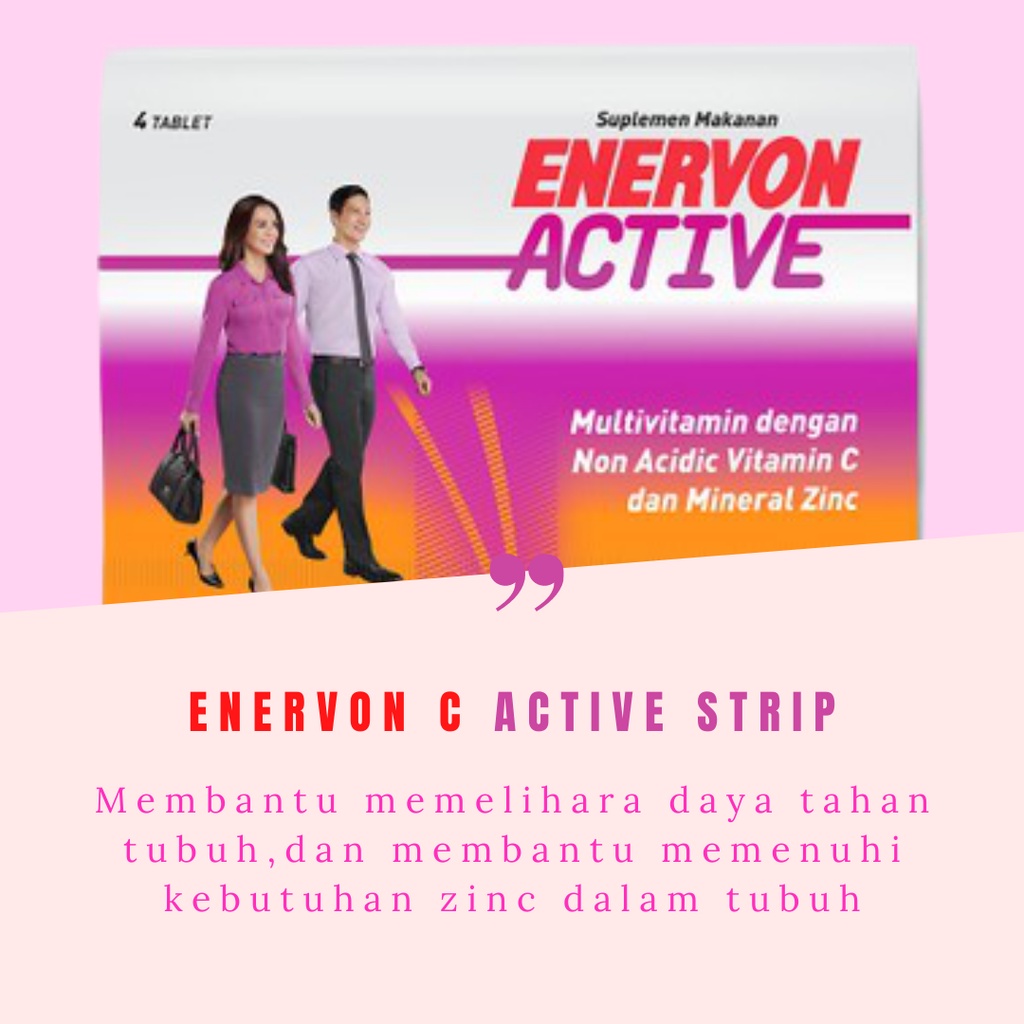 ENERVON C ACTIVE STRIP ISI 4 CAPS